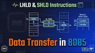Transfer Data in 8085 Microprocessor Using LHLD and SHLD Instructions | Microprocessor
