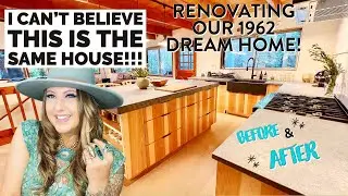 IS THIS THE SAME HOUSE? | Renovating Our 1962 Mid Century Home | Before & After Home Makeover | Vlog