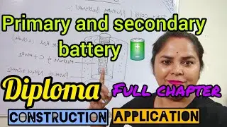 🔋Dry cell ll primary and secondary cell construction & working  ll Lead acid battery 🔋 