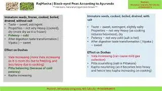 RajMasha | Lobia | Black Eyed Peas:  Ayurvedic Secrets Revealed | Benefits, Risks & Healing Power