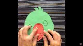 #shorts | Parrot face mask | Parrot mask | How to make Parrot mask | Animal face mask