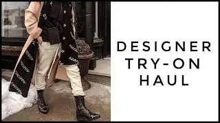 Designer Try-On Haul - Balenciaga, Saint Laurent, Acne Studios