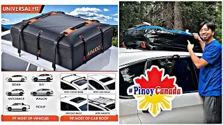 AINUOO Rooftop Cargo Carrier Bag, Waterproof Cargo Carrier, Roof Top cross bar, Pinoy Canada