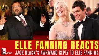Elle Fanning Reacts to Jack Black&rsquo;s Viral Crush Moment!