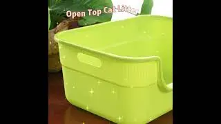 Open Top Cat Litter Box
