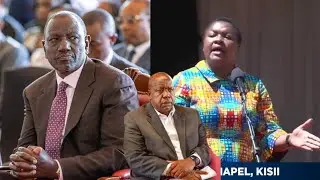 KUNA MADHARAU KIDOGO RAIS.KISII WOMAN REP.DONYA FACES RUTO IN KISII AMIDST MATIANGI RISING INFLUENCE