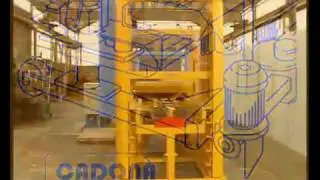 Cadona rd1053 - Stationary block making machine - Made in Italy