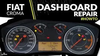 Fiat Croma instrument cluster repair – LCD display replacement