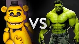 Golden Freddy Vs Hulk - Epic Battle - Left 4 dead 2 Gameplay (Left 4 dead 2 Custom Skin mods)