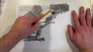 Drawing a Lakeside House | Broad‑Stroke Pencil Sketching for Landscape Design