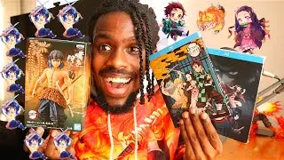 Demon Slayer: Kimetsu no Yaiba SPECIAL UNBOXING!!! INOSUKE Figure, Demon Slayer Blu-ray +more
