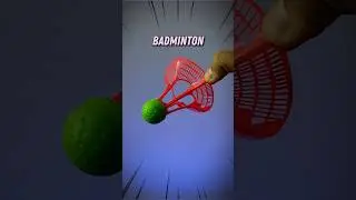 Outdoor Badminton Shuttle🤯 #Badminton