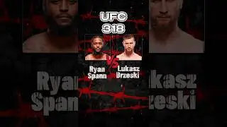Ryan Spann vs Lukasz Brzeski Prediction #ufcprediction #mma #ufc318 #ufcfightnight