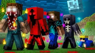 I Living SCARY ENTITIES Life For 24 Hours In Minecraft! [Part - 3]