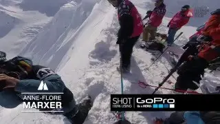 GoPro winning run Anne-Flore Marxer - Haines Alaska - Swatch Freeride World Tour 2016
