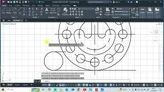 Autocad  Eğitim Videoları 2024 2B &Ccedil;izim Uygulamaları-18 #Autocad