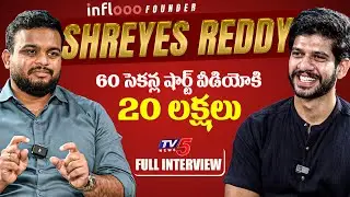 Young Entrepreneur Inflooo Founder Shreyes Reddy | Podcast | TV5 Entertainment