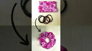 Turning OLD Hair Tie to NEW Scrunchies &  Making SCRUNCHIES with Elastic HAIR TIE | DIY SCRUNCHIES
