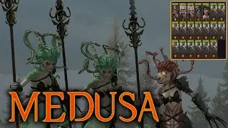 Dark Elves army composition / doomstack - Medusa showcase battle