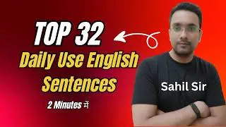32 Daily Life Practical Sentences in Hindi and English by Sahil Sir