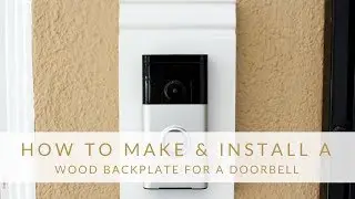 HOW TO MAKE & INSTALL A DIY WOOD BACKPLATE