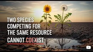 Two Species Competing For The Same Resource Cannot Coexist Explained In Hindi
