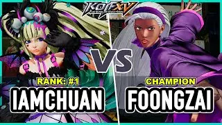 KOF XV 🔥 Iamchuan (Sylvie/Kula/Heidern) vs Foongzai (Iori/Chizuru/Yuri) 🔥 Steam