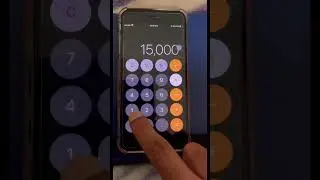 How to get percentage from mobile calculator🤩 #short 👍