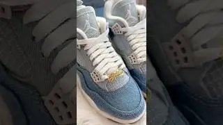 UNBOXING the Women&rsquo;s @Jordan &ldquo;Denim&rdquo; | Available tomorrow 08.09 👖🩵 #sneakers