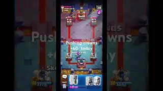 Pushing trophies #clashroyale #clash