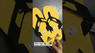 Amazon slippers for Men #shorts #amazon #adidas #slippers #mensfashion #youtubeshorts #amazondeals