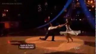 Apolo Anton Ohno and Karina Smirnoff - Viennese Waltz - Week 6