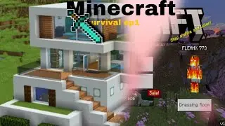 New game name minecraft survival ep1 #FleamX