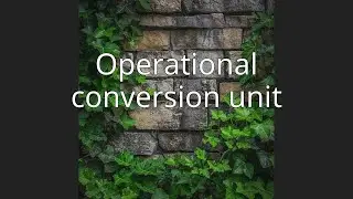 Operational conversion unit
