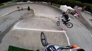 Full lap around the BMX track in Besan&ccedil;on with Niek Kimmann