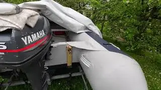 Transducer Mount for SIB without drilling the transom, Honwave T35 AE3