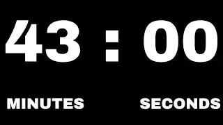 43 Minutes Countdown Timer | (HD) | @TIMER FOR SUCCESS | @ExactTimer