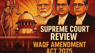 Supreme Court on Waqf Amendment Act 2025 ⚖️ Legal Review, Constitutional Debate -Full Analysis- 742