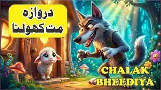 Seven Sheeps And The Wolf 🐺 | Bakri Aur Bhediya Ki Kahani | Hindi Moral Stories