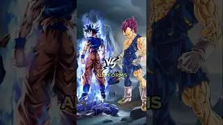 Goku vs Vegeta all forms 🔥