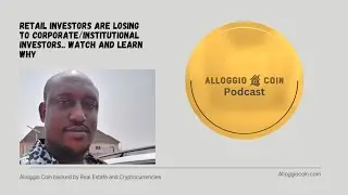 Retail investors are losing to Institutional investors.. watch and learn why #crypto #alloggiocoin