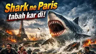 Under Paris (2024) Full Movie Explained in Hindi/Urdu | Shark Disaster Thriller