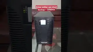 KSTAR on line ups short backup 3000VA