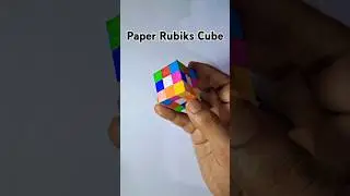 Rubiks Cube Making Papercrafts
