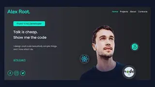 Create Responsive Personal Portfolio Website Using HTML and CSS