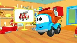 Leo Truck Game 🚚 | Road Repair & Car Rescue Gameplay | Kids Game Video