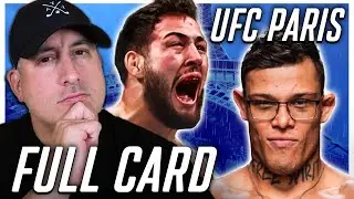 EARLY: UFC Paris: Imavov vs. Borralho FULL CARD Predictions and Bets