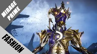 Warframe | Fashion Frame | Mirage Prime : Lunar Trickster