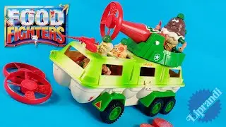 FOOD FIGHTERS COMBAT CARTON - MATTEL 1988 - BACK THEN VINTAGE REVIEW