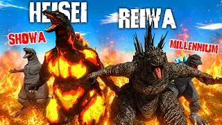 Which GODZILLA ERA is the STRONGEST in ARBS!? (Tournament)